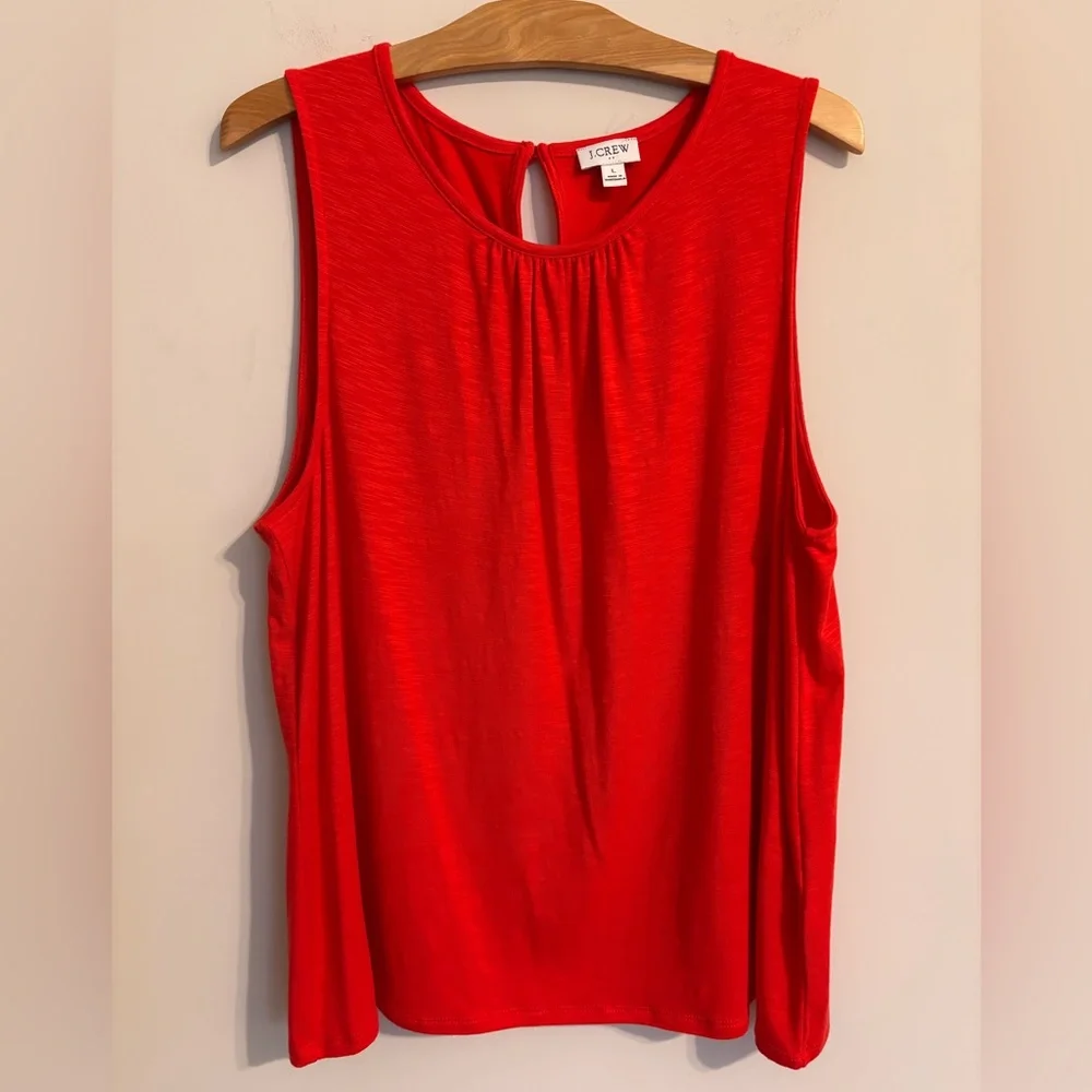 J.Crew Red tank top blouse